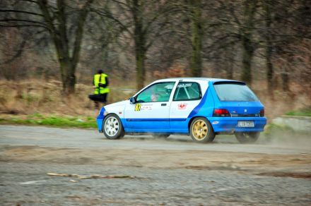 Adam Grycan i Marek Kaczmarek - Renault Clio.
